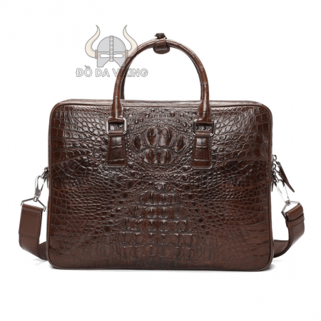 Cặp xách công sở bằng da cá sấu thật - CT19
