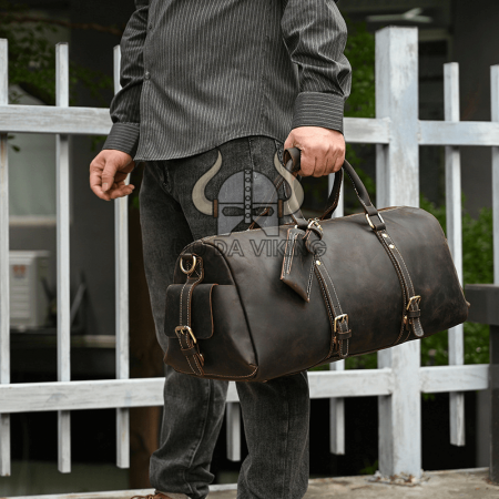 Túi xách kiểu trống bằng da bò - TX07