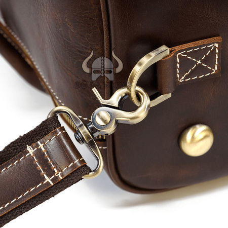 Túi xách du lịch da ngựa sáp cao cấp có càng kéo - TX03