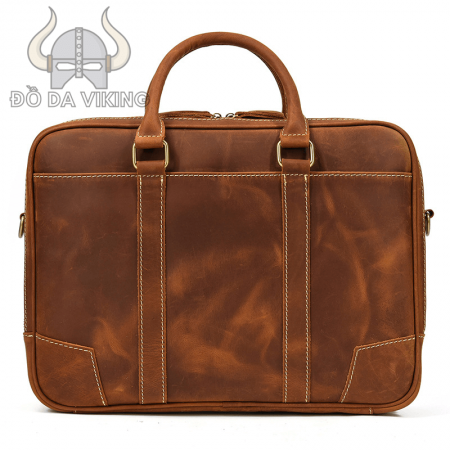 Cặp xách laptop bằng da ngựa - CT03