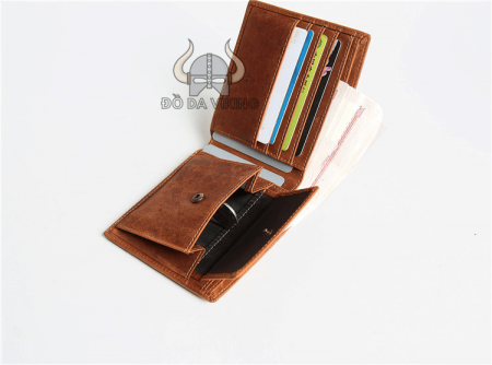 Ví nam da bò form ngang nhiều ngăn - VD05