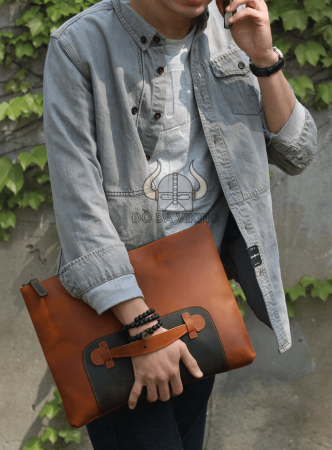 Clutch cầm tay đựng vừa laptop 14inch - LU03