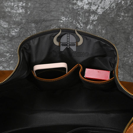 Túi xách kiểu trống bằng da bò - TX07