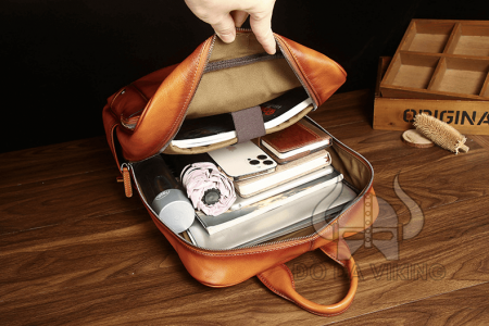 Balo nam da bò mịn đựng vừa laptop 15,6 inch - BL07