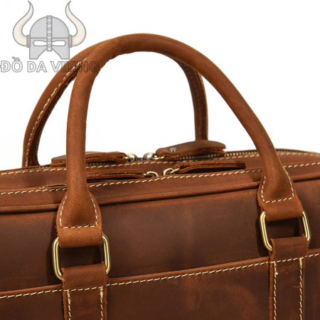 Cặp xách laptop bằng da ngựa - CT03