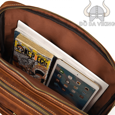 Cặp xách laptop bằng da ngựa - CT03