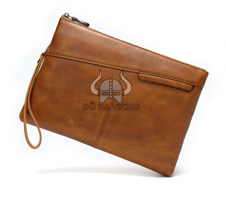 Clutch cầm tay da bò vừa ipad 9,7 inch - LU02