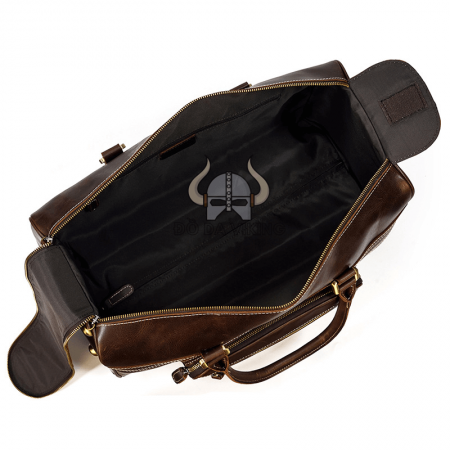 Túi xách du lịch da ngựa sáp cao cấp có càng kéo - TX03