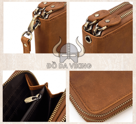 Ví nam da ngựa dáng dài - VD01