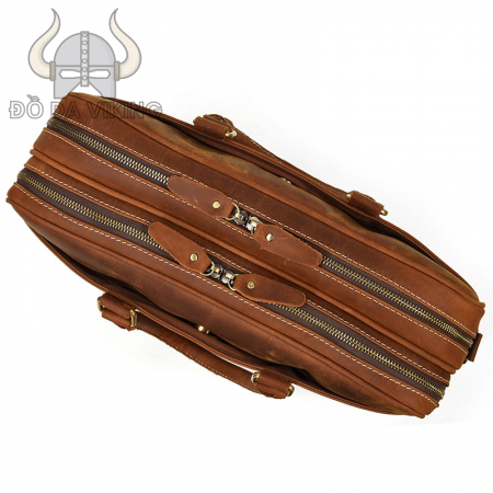 Cặp xách laptop bằng da ngựa - CT03