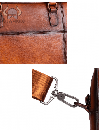 Cặp da thật công sở retro - CT02