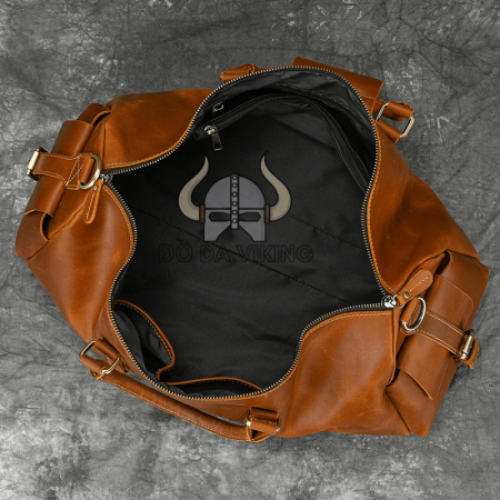 Túi xách kiểu trống bằng da bò - TX07